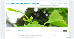 Desktop Screenshot of coomerawatersmedicalcentre.com